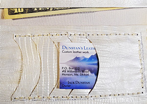 Ladies Wallet inside detail