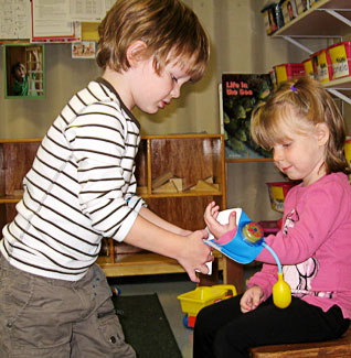 Students learn about blood pressure